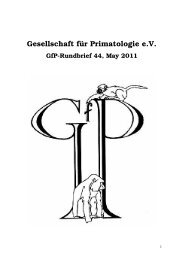 Gesellschaft für Primatologie e.V.