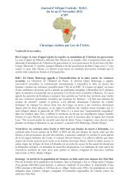 Journal d'Afrique Centrale - R.D.C. du 16 au 23 Novembre 2012 n ...