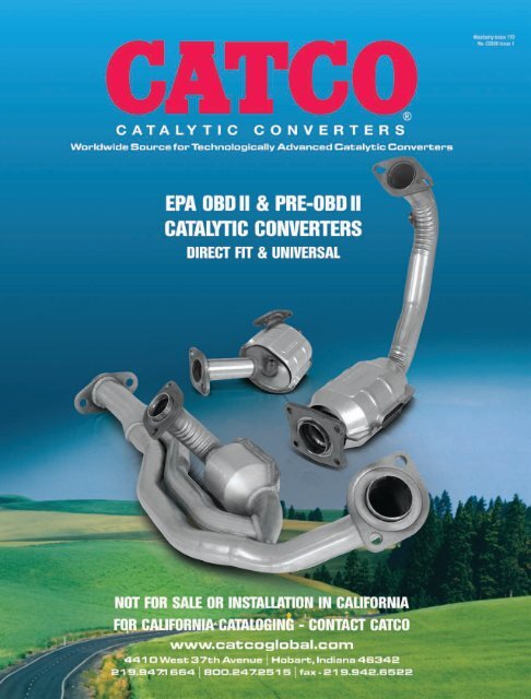 Direct Fit Catalytic Converter Set For 2004-2008 Nissan Maxima 3.5L – No O2 Port (EPA)