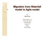 Migration from Waterfall model to Agile model - QAI