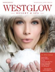 in this issue - Westglow Spa
