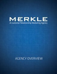 AGENCY OVERVIEW - Merkle