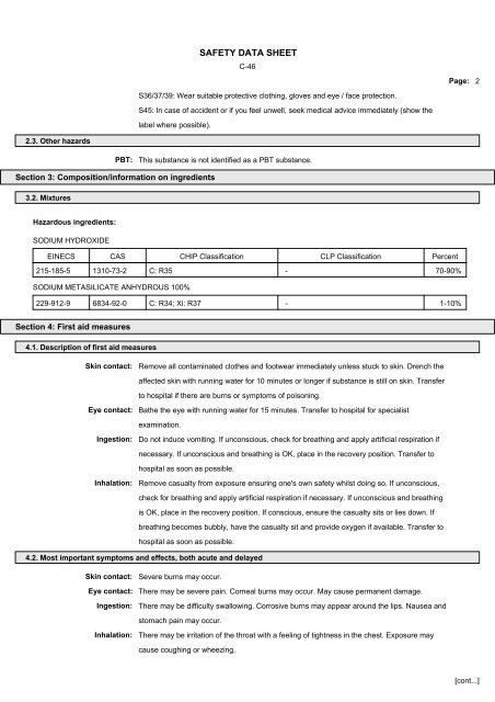 EU MSDS - McGean