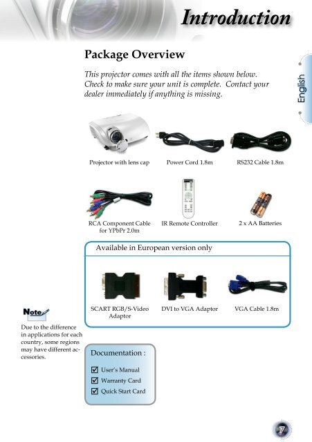User Controls - Lampe-videoprojecteur.info