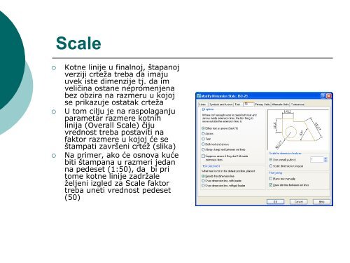 INFORMATIKA II AutoCAD 7. deo