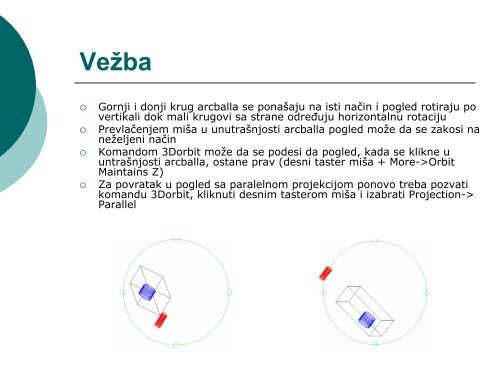 INFORMATIKA II AutoCAD 7. deo