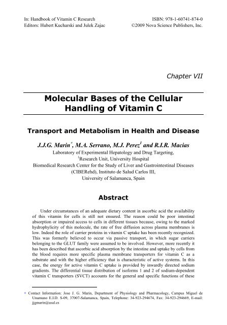 Handbook of Vitamin C Research