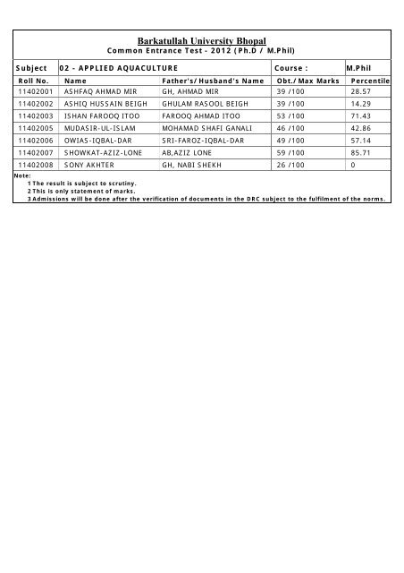 bu bhopal phd coursework admit card bu bhopal phd coursework admit card