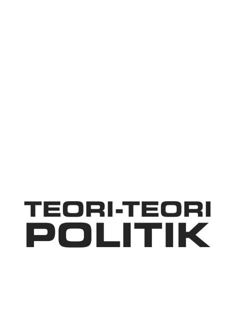 Teori-teori Politik - Penerbit Graha Ilmu