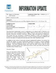 2012 Downtown Employment Survey - Hamilton Economic ...