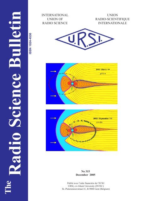 Radio Science Bulletin 315 - December 2005 - URSI