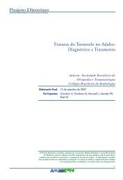 Fraturas do Tornozelo no Adulto: Diagnóstico e ... - Projeto Diretrizes