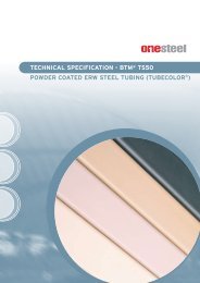 technical specification - Onesteel Australian Tube Mills
