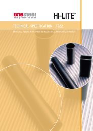 TECHNICAL SPECIFICATION – TS22 - OneSteel Australian Tube Mills