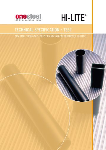 TECHNICAL SPECIFICATION – TS22 - OneSteel Australian Tube Mills
