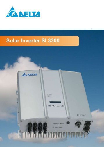Solar Inverter SI 3300 - ET SolarPower GmbH