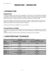RBAND/UMS â RBAND/CSM - JCM Technologies SA
