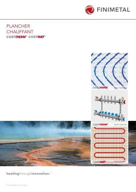 Thermostat analogique pour plancher chauffant, chauffage au sol