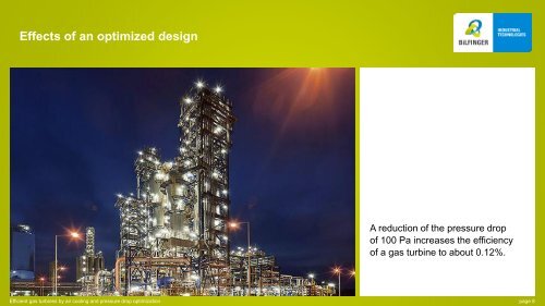 Efficient gas turbines by air cooling and pressure drop ... - Bilfinger