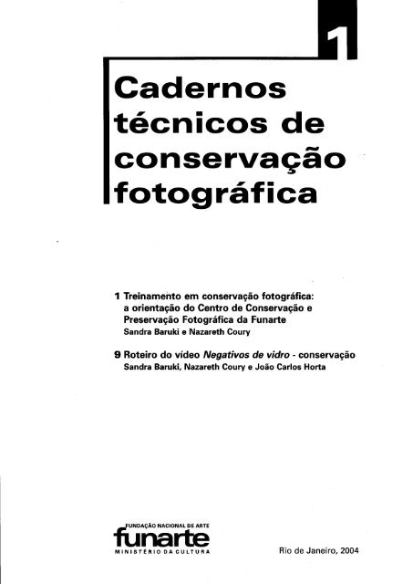 Treinamento Em Conservacao Fotografica