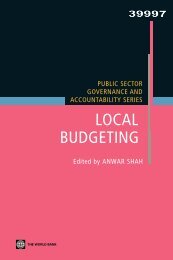 Local Budgeting - World Bank Internet Error Page AutoRedirect