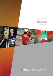 Mines Survey Code of Practice (2nd edition)