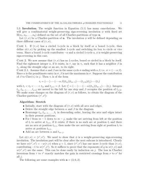 THE COMBINATORICS OF THE AL-SALAM-CHIHARA q ...