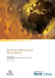 The Coutts Million Pound Donors Report - Coutts Media Library