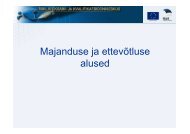 Majanduse ja ettevõtluse alused