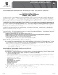 Chamberlain College of Nursing Texas Board of Nursing Required