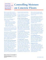 Controlling Moisture on Concrete Floors - Purdue Agriculture