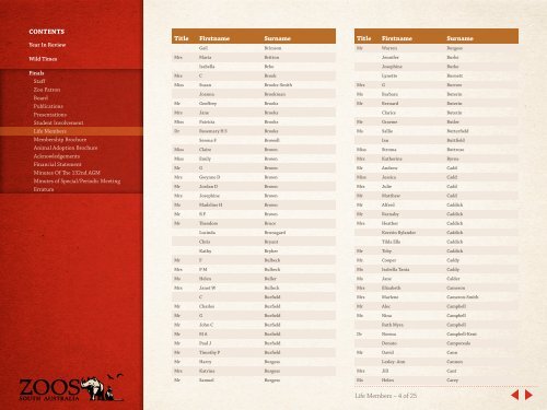 2010 - 2011 Annual Report - Zoos South Australia