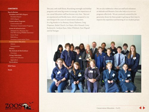 2010 - 2011 Annual Report - Zoos South Australia