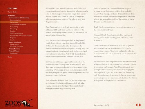 2010 - 2011 Annual Report - Zoos South Australia