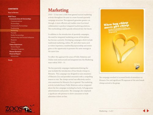 2010 - 2011 Annual Report - Zoos South Australia