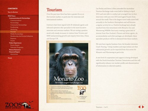 2010 - 2011 Annual Report - Zoos South Australia