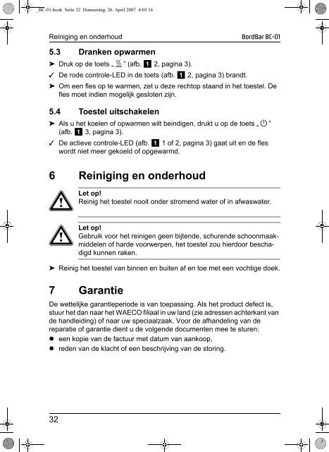 BordBar BC-01 - Waeco