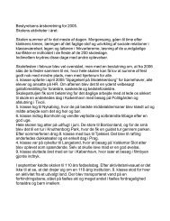 Bestyrelsens årsberetning for 2005 - Horslunde realskole