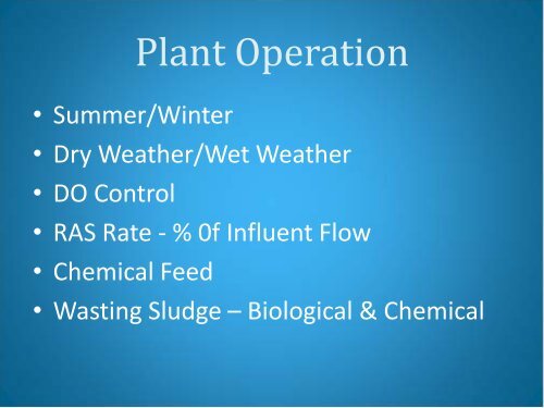 Activated Sludge Design, Startup, Operation, Monitoring and ...