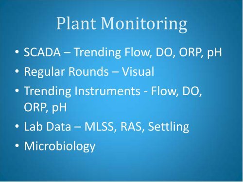 Activated Sludge Design, Startup, Operation, Monitoring and ...