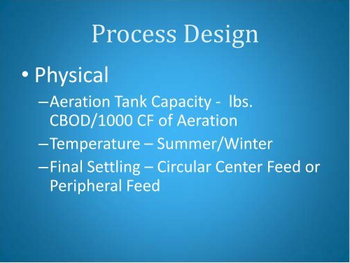 Activated Sludge Design, Startup, Operation, Monitoring and ...