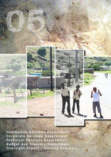 annual report - chapter 5 - Senqu Municipality