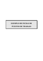 ejemplo de fichas de puestos de trabajo - Servicio de OrganizaciÃ³n ...