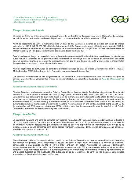 INFORME SVS SEPTIEMBRE 2011 CCU S.A.