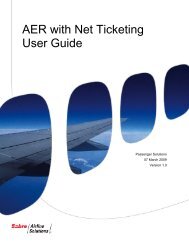 AER with Net Ticketing User Guide