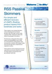 PR12 - RSS Passive Skimmers (411 KB) - Waterra-In-Situ