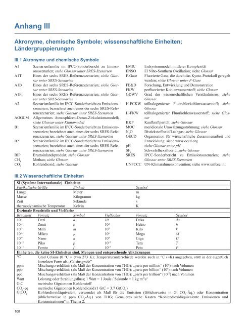 Vierter Sachstandsbericht - IPCC