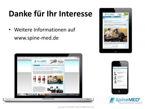 Studienergebnisse - SpineMED