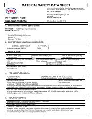 MSDS Triple Super Phosphate (43 KB) - Fertilome