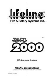 Lifeline FIA Approved Zero 2000 Fitting Instructions - Formula Ford ...